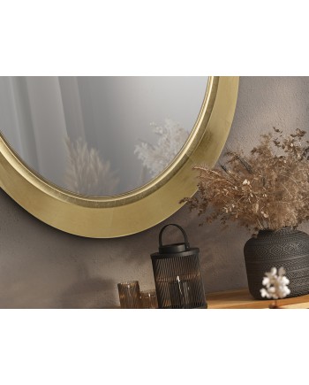 ALAN - ESPEJO OVAL ORO